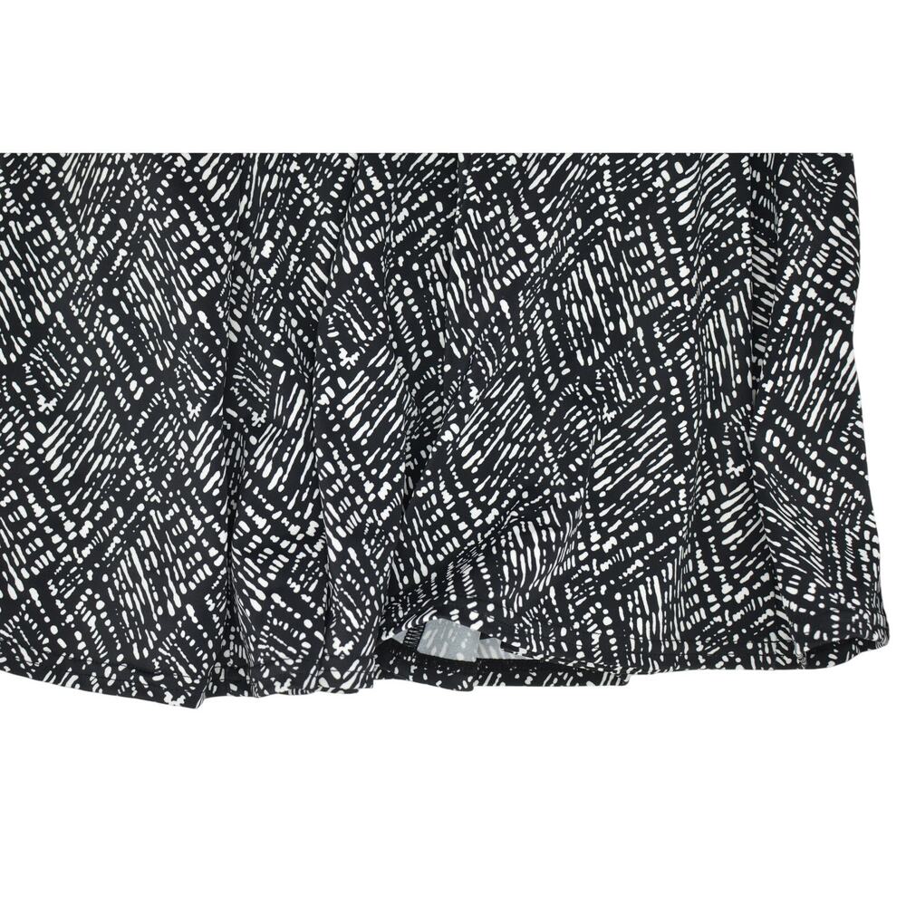 Swim Solutions Women's Abstract Bow Swimdress In Black White - Picture 5 of 7